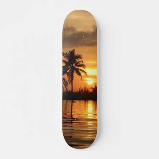 Sonnenuntergang Skateboard (Vorne)