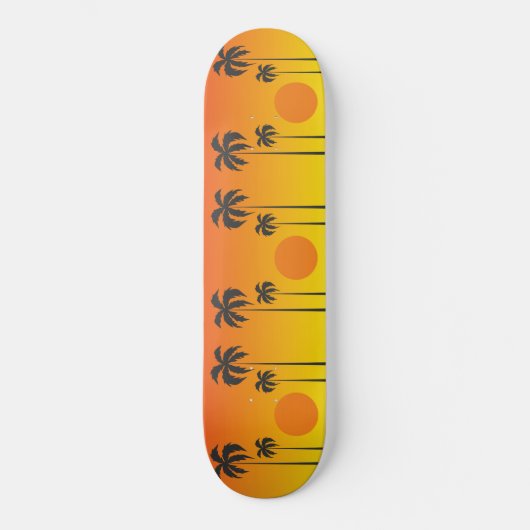 Sonnenuntergang Skateboard (Vorderseite)