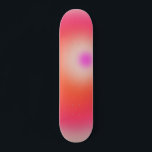 Sonnenuntergang Skateboard<br><div class="desc">Farbverlauf - Aura-Effekt - Sonnenuntergang - Rosa und Orange.</div>
