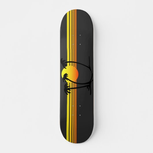 Sonnenuntergang Skateboard (Vorne)