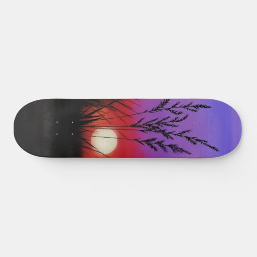 Sonnenuntergang Skateboard-Malerei Skateboard (Horizontal)