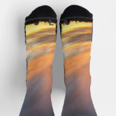 Sonnenuntergang Socken (Oben)