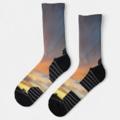 Sonnenuntergang Socken (Links)