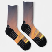 Sonnenuntergang Socken (Rechts)