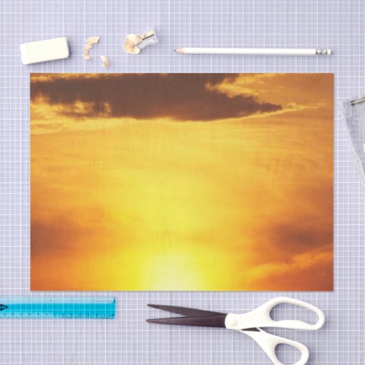 Sonnenuntergang, Sonne, Himmel, Landschaft, Sonnen Seidenpapier (Handwerk)