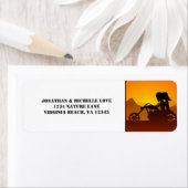 Sonnenuntergang/Sonnenaufgang des Motorrads (Insitu)