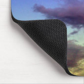 Sonnenuntergang/Sonnenaufgang Himmel und Wolken Mousepad (Ecke)