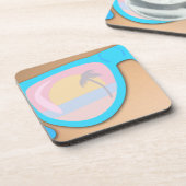 Sonnenuntergang Sonnenbrille Phantastisch Retro Il Untersetzer (Linke Seite)