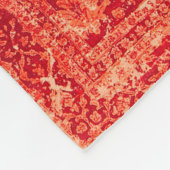 Sonnenuntergang Souk: Orange Marrakesch marokkanis Fleecedecke (Ecke)