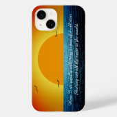 Sonnenuntergang Soul Case-Mate iPhone Hülle (Rückseite)