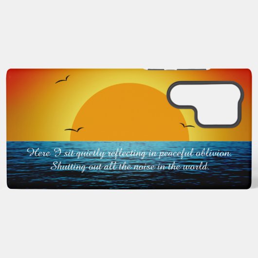 Sonnenuntergang Soul Samsung Galaxy Hülle (Rückseite (Horizontal))