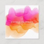 Sonnenuntergang | Soziale Medien Quadratische Visitenkarte (Vorderseite)