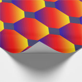 Sonnenuntergang Spektrum des horizontalen Farbmust Geschenkpapier (Ecke)