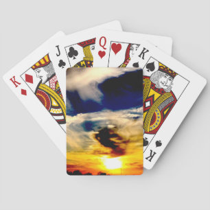 Sonnenuntergang Spielkarten