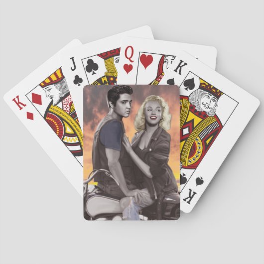 Sonnenuntergang Spielkarten (Rückseite)