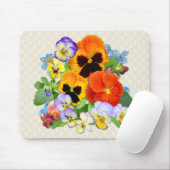 Sonnenuntergang Stiefmütterchen Mousepad (Mit Mouse)