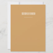 Sonnenuntergang-Strand-Hochzeits-Einladung Einladung (Rückseite)