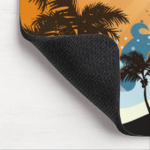 Sonnenuntergang-Strand Mousepad (Ecke)