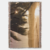 Sonnenuntergang Strandkeule 11 Decke (Vorderseite Vertikal)