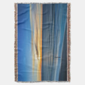 Sonnenuntergang Strandkeule 14 Decke (Vorderseite Vertikal)