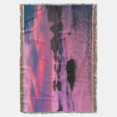 Sonnenuntergang Strandkeule 16 Decke (Vorderseite Vertikal)