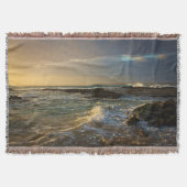 Sonnenuntergang Strandkeule 22 Decke (Vorderseite)