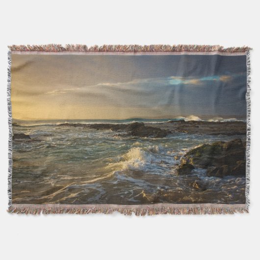 Sonnenuntergang Strandkeule 22 Decke (Vorderseite)