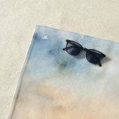 Sonnenuntergang Strandpromenade Strandtuch (Beispiel)