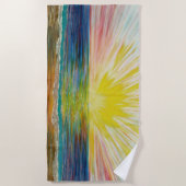 Sonnenuntergang Strandtuch (Vorderseite)