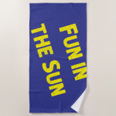 Sonnenuntergang Strandtuch (Vorderseite)