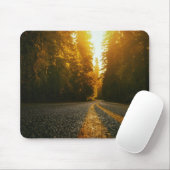 Sonnenuntergang-Straße Mousepad (Mit Mouse)