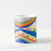 Sonnenuntergang-Streifen-Tasse Kaffeetasse (Mittel)