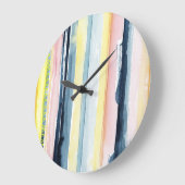 Sonnenuntergang-Strom I Große Wanduhr (Winkel)