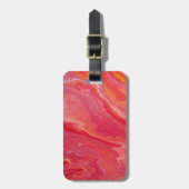 Sonnenuntergang-Strudel Gepäckanhänger (Vorderseite vertikal)