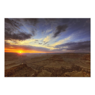 Sonnenuntergang, südlich des Grand Canyon, Grand Fotodruck