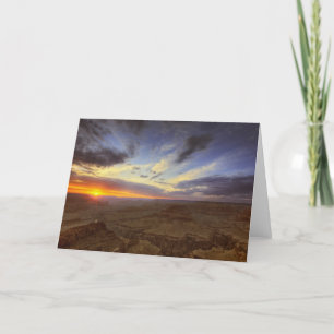 Sonnenuntergang, südlich des Grand Canyon, Grand Karte