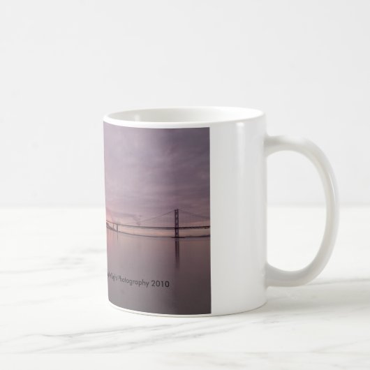 Sonnenuntergang SüdQueensferry Kaffeetasse (Rechts)