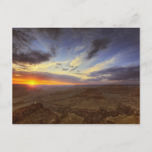 Sonnenuntergang, Südrand des Grand Canyon, Grand Postkarte