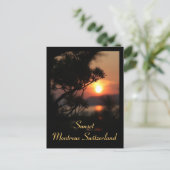 Sonnenuntergang - Sunset Postkarte (Stehend Vorderseite)