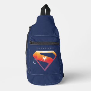 Sonnenuntergang Superman Shield Crossbody Bag