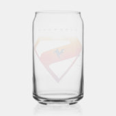 Sonnenuntergang Superman Shield Dosenglas (Rückseite)