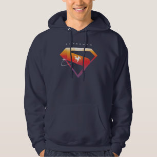Sonnenuntergang Superman Shield Hoodie