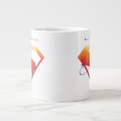 Sonnenuntergang Superman Shield Jumbo-Tasse (Vorderseite)