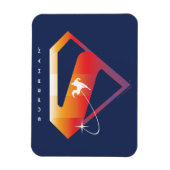Sonnenuntergang Superman Shield Magnet (Vertikal)