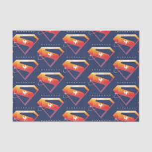 Sonnenuntergang Superman Shield Seidenpapier