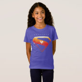 Sonnenuntergang Superman Shield T-Shirt (Vorne ganz)
