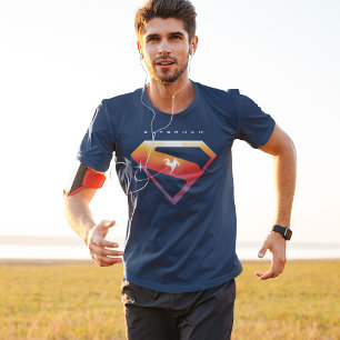 Sonnenuntergang Superman Shield T-Shirt