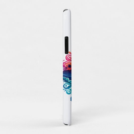 Sonnenuntergang Surfbretter - Case-Mate iPhone Hülle (Hinten/Rechts)