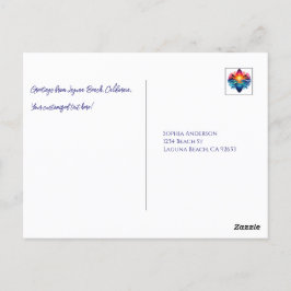 Sonnenuntergang Surfbretter Postkarte