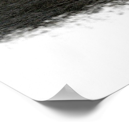 Sonnenuntergang Surfen Biarritz Poster (Ecke)